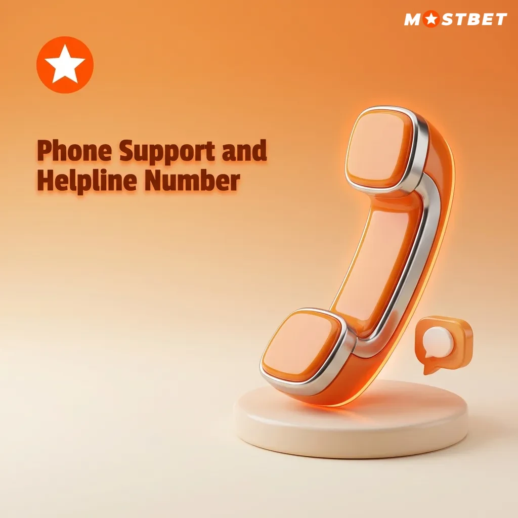 Illustration of a phone helpline: handset icon, support agent avatar, and text “Phone Support & Helpline Number”