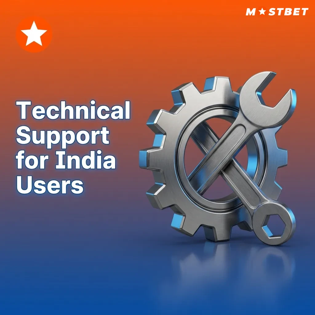 Indian user on laptop and phone chatting with Mostbet technical support about app, site, and payment issues