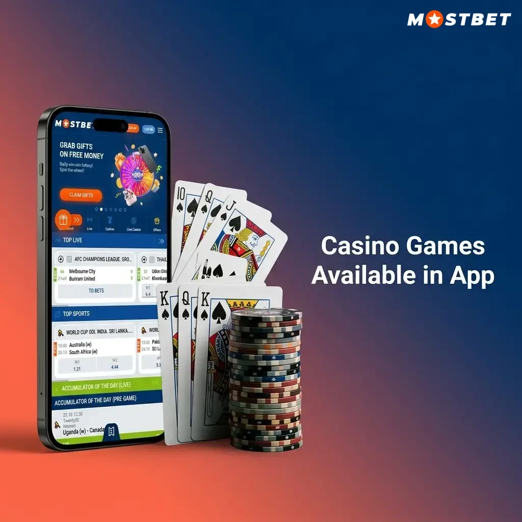 Mostbet iOS app casino games including Aviator, Gates of Olympus, Teen Patti, Andar Bahar and more