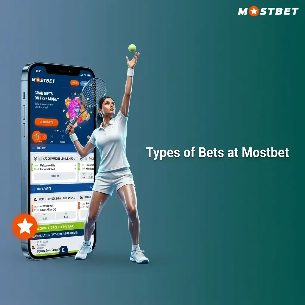 Mostbet bet types including single, accumulator, system, live, and treble bets explained for flexible betting strategies