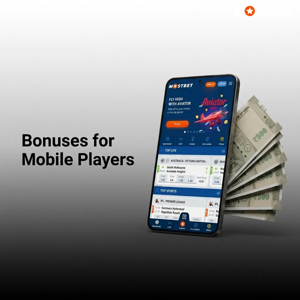 Mostbet app bonuses showing 125% deposit match, 250 free spins, reload offers and loyalty rewards for mobile players