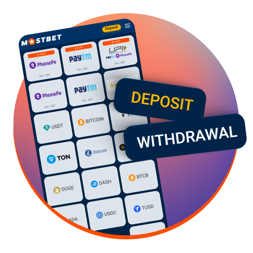 Manage your deposits and withdrawals easily using the secure Mostbet application.